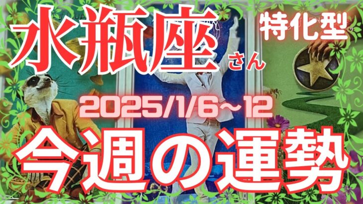 ♒️水瓶座さん特化型【今週の運勢】2025/1/6〜12＊reading &talk＊今年も台本無しでムダ話し😅