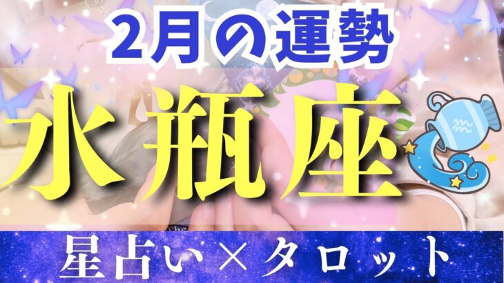 【2月運勢 水瓶座】お金を稼ぐチャンスやってきた！みずがめ座さんなら星を乗りこなせます🔥【占い・タロット・占星術・2025】