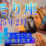 【蠍座】2025年2月の運勢　ずっと止まっていた運命の輪が動き出す！