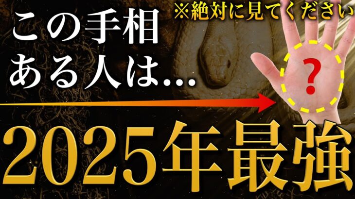 【手相占い】2025年に運勢が良い手相10選