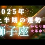 【獅子座🎖️2025年上半期の運勢】大変革の流れ❤️‍🔥生まれ変わったような身軽さを手に入れる！！タロット占い