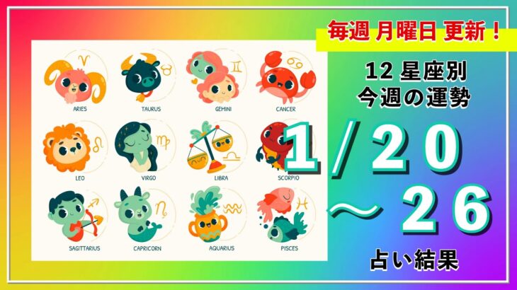 今週の運勢！月の動きからみる12星座別運勢をご紹介【1月20日～1月26日】