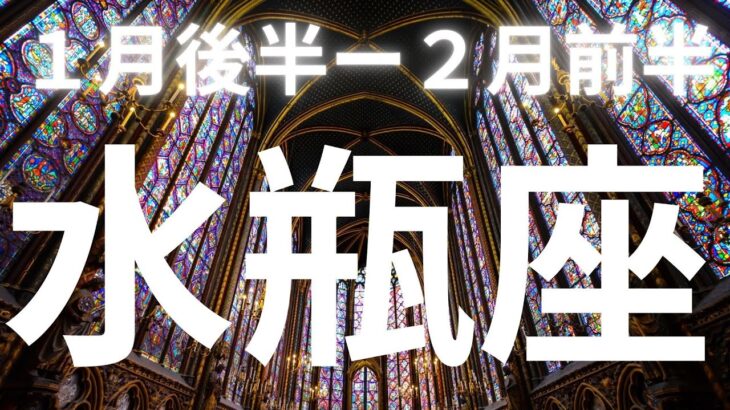 水瓶座♒️１月後半ー２月前半、驚くような嬉しい変化、活気が戻る、人生のテンポがスピードアップ【本気のタロットオラクルカードリーディング】