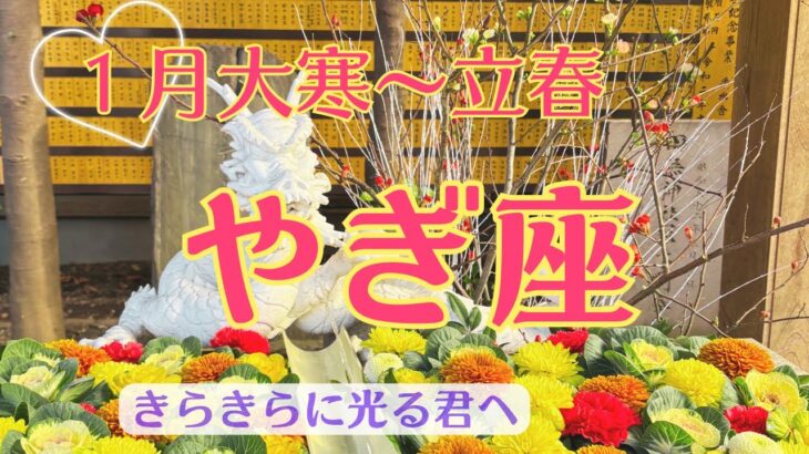 【セルフケアもお願いします⭐️立春大吉🌸】重要‼️やぎ座さん♑️立春までの過ごし方🍀春はすごそこ✨✨✨