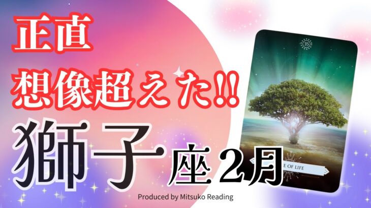 獅子座2月【想像以上】でびっくり❗️グレードアップが待っている❗️2025年2月仕事恋愛人間関係♌️【脱力系タロット占い】