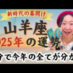 劇的解放の年！殻を破る【山羊座2025年の運勢】自由なのに成果も出る！えっコレでいいの？が正解です！