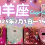 山羊座★2025/2/1～15★幸せな愛される恋愛とご縁があり、才能を活かすためのチャンスを掴む！新しい始まりの時（＋ラッキーアクション！）