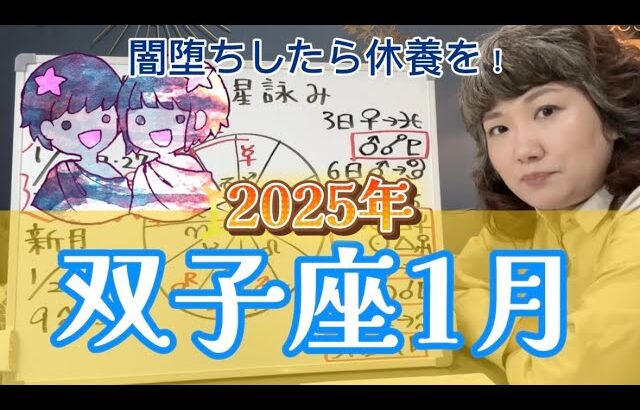 やりすぎもやらなさすぎも気をつけて！2025年1月 双子座の運勢