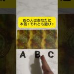 あの人はあなたに本気？それとも遊び？#タロット占い #占い #恋愛占い