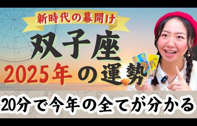 マジで人生変わる！大激変の年【双子座2025年の運勢】革命を起こすくらいの勢いがある！リセットとスタートを打ちかませー！