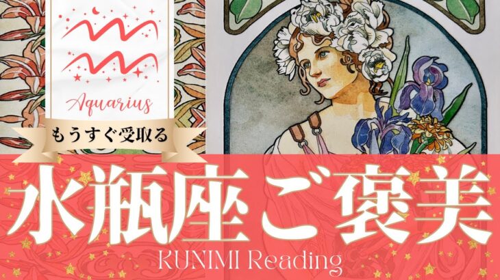 水瓶座♒口論終了！新しい門出となるご褒美💐もうすぐ受取るご褒美💐どんなご褒美が💐いつ頃受取れる？🌝月星座みずがめ座さんも🌟タロットルノルマンオラクルカード