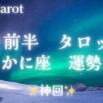 星座占い✨2月前半運勢【かに座さん】タロット前向きリーディング‼︎号泣😭全辛い人見てほしい！優しすぎる蟹座さんへ…神回です。