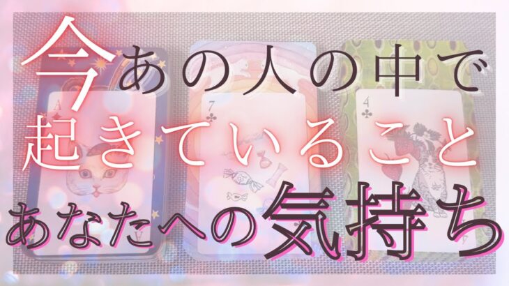 今あの人の中で起きていること、あなたへの気持ち 【 恋愛・タロット・オラクル・占い 】