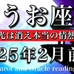 うお座♓︎2025年2月前半 無理に元気を出さなくて良し🌸偽りの光は消え本当の情熱が灯る🔥Pisces tarot  reading