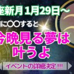 【今晩9時までに必ず見てください‼️】水瓶座新月⭐️今晩、寝る前に仕込んで夢を叶える‼️