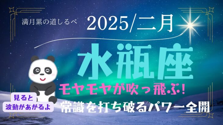 水瓶座♒️2月⭐️宇宙からのパワーで一気に覚醒😄常識の殻を破る発想力で掴む未来✨