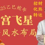 2025乙巳蛇年｜流年九宮飛星家居風水佈局｜招財｜化煞｜轉運