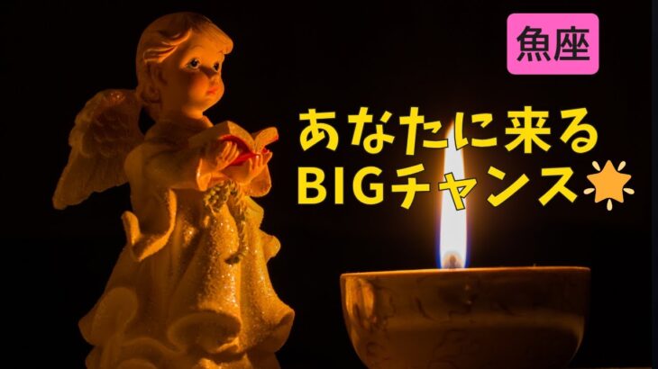 【魚座♓️】あなたに来るBIGチャンス⭐️星座占いにはおみくじはありませんのでご了承下さい🙇