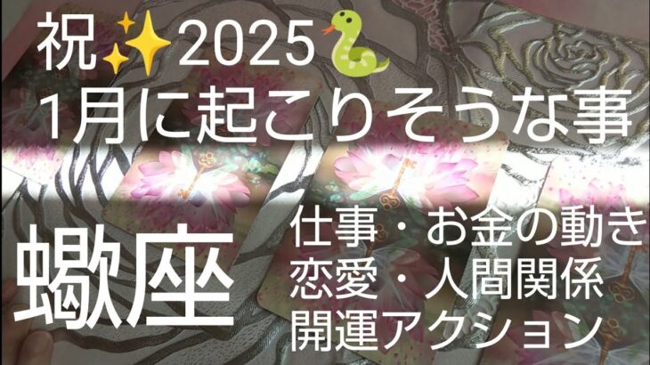 【蠍座♏️1月の運勢】🐍中旬に大激変‼️新しい自分の幕開け‼️#占い #カードリーディング #スピリチュアル#オラクルカード #蠍座1月 #さそり座1月 #女神 #個人鑑定級#人生相談#タロット