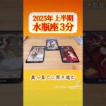 水瓶座♒️2025年上半期✨【3分凝縮版】→全編動画へは▶︎のリンクから🧚 #タロット占い #運勢 #星座 #恋愛運 #仕事運 #2025 #上半期  #tarot #水瓶座 #みずがめ座