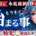 【緊急配信】1月29日から全てが始まる⁉️水瓶座新月から風の時代が本格スタート🚩もうすぐ始まることは‥🚩 転機の時期もみました🕰️【星読み×タロット】