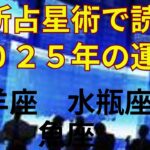 占星術最新理論moonphazeで読み解く2025年の運勢、山羊座　水瓶座　魚座