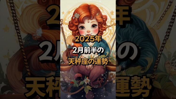 2025年2月前半の天秤座 (てんびん座)の運勢の運勢 – 星座占い #てんびん座 #天秤座 #2025年2月 #占い #開運 #星座占い