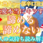 💘大熱弁×一部辛口注意⚠️この恋愛本当にキツすぎる!!この恋愛諦める？諦めない？あの人の気持ちも読み解きます🦋