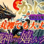 【蟹座♋️2月前半運勢】守護神様からの嬉しいメッセージ　めちゃ心強いボディガードがいるから丸裸になっても怖くないね！！　✡️キャラ別鑑定付き✡️【タロット占い】