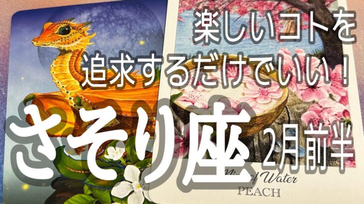 蠍座さん♏️2025年2月前半の運勢