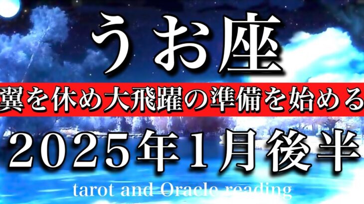 うお座♓︎2025年1月後半　じっくり温める時🪽翼を休め大飛躍の準備を始める🔥Pisces tarot reading