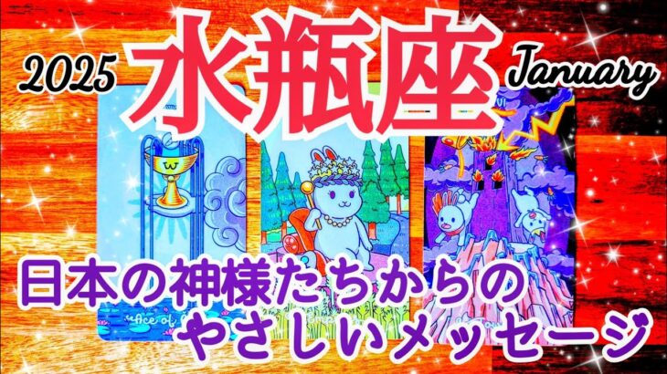 🧧1月後半･運勢/みずがめ座🧧白と黒がひっくりかえる！欲しかった幸せのかたち【占い】【2025年】【水瓶座】