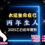 #太陽 #丙年 #命宮在巳 #2025 #2025運勢 #蛇年 #紫微斗數 #流年運勢 #命理 #ilucky986愛幸運紫微斗數 #astrology #horoscope #紫微命盤 #命宮