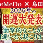 2025年はこうなる!!!!【LoveMeDo】2025年は衝撃的な出来事が！『島田秀平のお開運巡り』