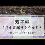 【双子座】1月運勢🌟他を圧倒する実力と熱量！損得は横に置いておいて