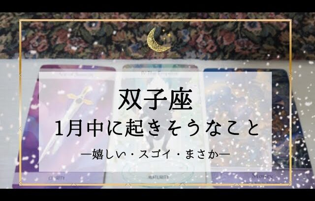 【双子座】1月運勢🌟他を圧倒する実力と熱量！損得は横に置いておいて