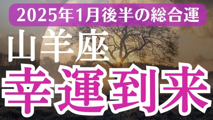 【2025年1月後半の山羊座の運勢】星とタロットで読み解く恋愛運・金運・健康運・仕事運