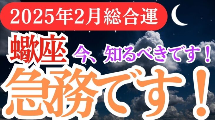 【蠍座】2025年2月さそり座の運勢。蠍座の星とタロットが導く！あなたの未来に輝く希望の光✨