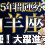 やぎ座 2025年の年間運勢♑️ / 幸運年❗️ここから始まる新たな人生✨もっと大胆に飛躍していく🌈【トートタロット & 西洋占星術】