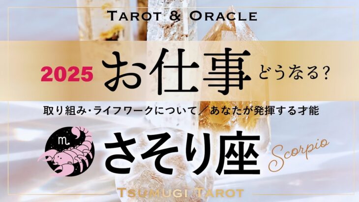 【蠍座♏️2025年お仕事運】大転機㊗️理想的な働き方を叶える✨「今ここ」を生きる！