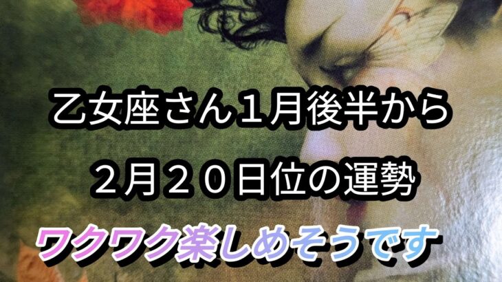 「乙女座さん」１月後半から２月２０日位の運勢♪とてもリーダシップがあって信頼される時です♪