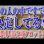 【絶対ネタバレせず安心して観れる】あの人の中ですでに決定してる事は？【恋愛タロット占い】