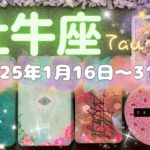 牡牛座★2025/1/16～31★これからの人生の分岐点になる終わりと目覚め、特に小さな所に収まっていた方にとっては大きな変化になるはず。社会的な役割に関する変化が起きる時