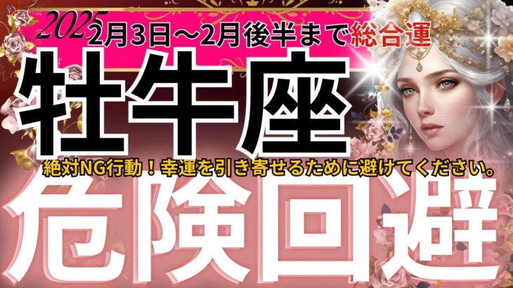 【牡牛座】2025年2月3日から2月後半おうし座～絶対に避けたい行動と驚きの成功への秘訣