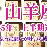 【山羊座　2025年前半の運勢】輝かしい成功と心の安らぎを手に入れる大幸運期