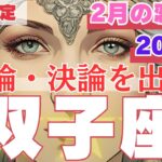 【R50指定】双子座　2月の恋愛運　決断を迫られます。どうしますか？　50代以上　2025年