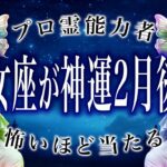 【乙女座🔮霊視】２月後半にまさかの〇〇が好転する！最高な2月のため絶対見てほしい