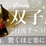 ふたご座♊️2025年2月後半〜3月前半🌝不思議と来る後押し！解決を喜び合う瞬間、一緒に進む安心感、結果は見えてくる