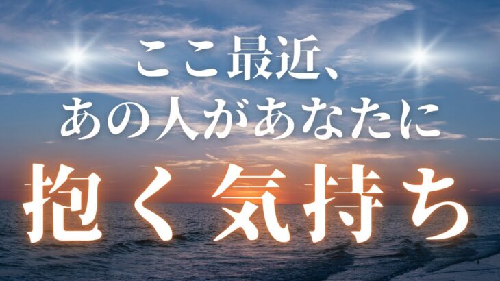 ここ最近、あの人があなたに抱く気持ち。あの人からのメッセージあります。 【 恋愛・タロット・オラクル・占い 】