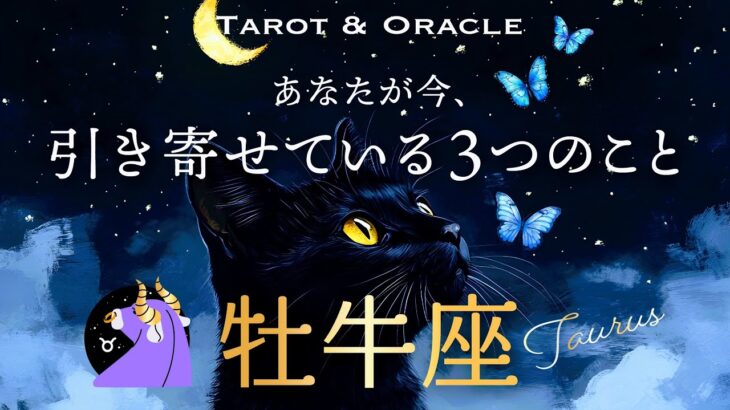 【牡牛座♉️見た時がタイミング】あなたが今、引き寄せている３つのこと